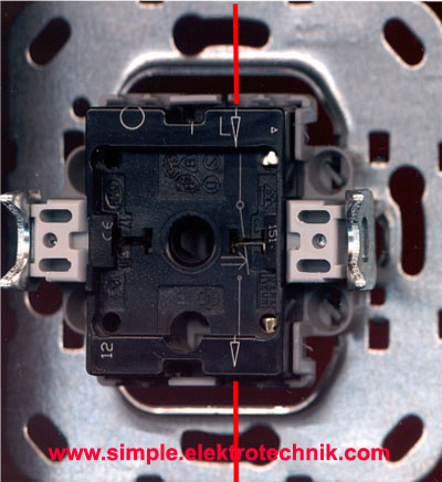 Taster rückseite simple elektrotechnik