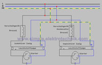 icon schaltung duo leuchtstofflampe simple elektrotechnik